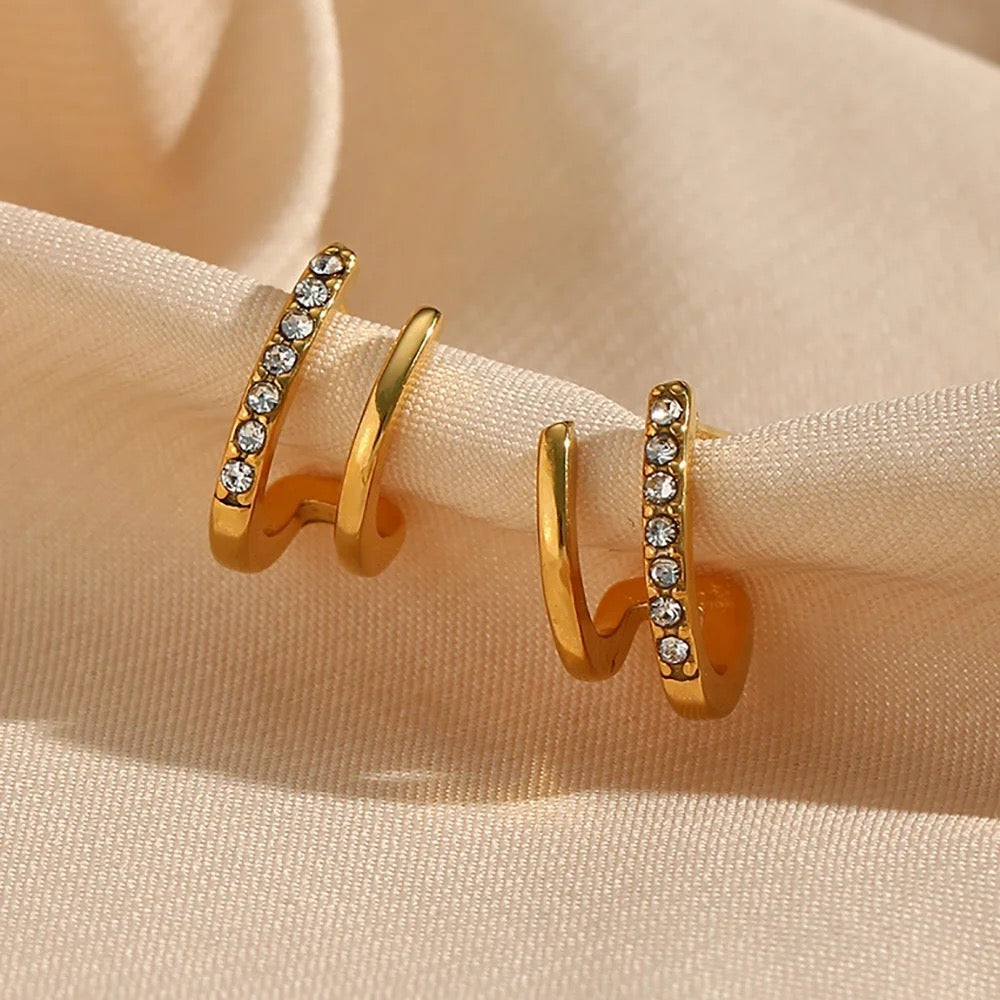 Trendy girl earrings