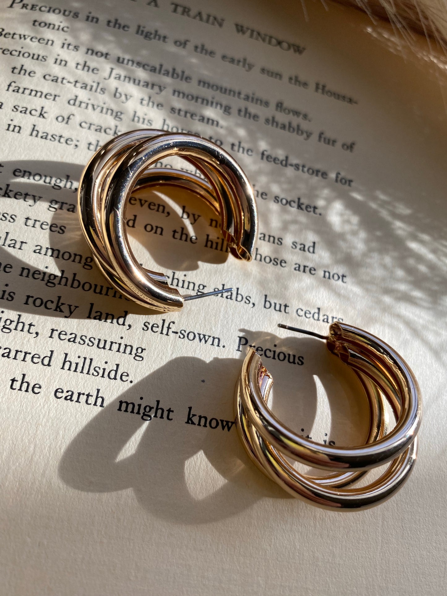 Golden touch earrings