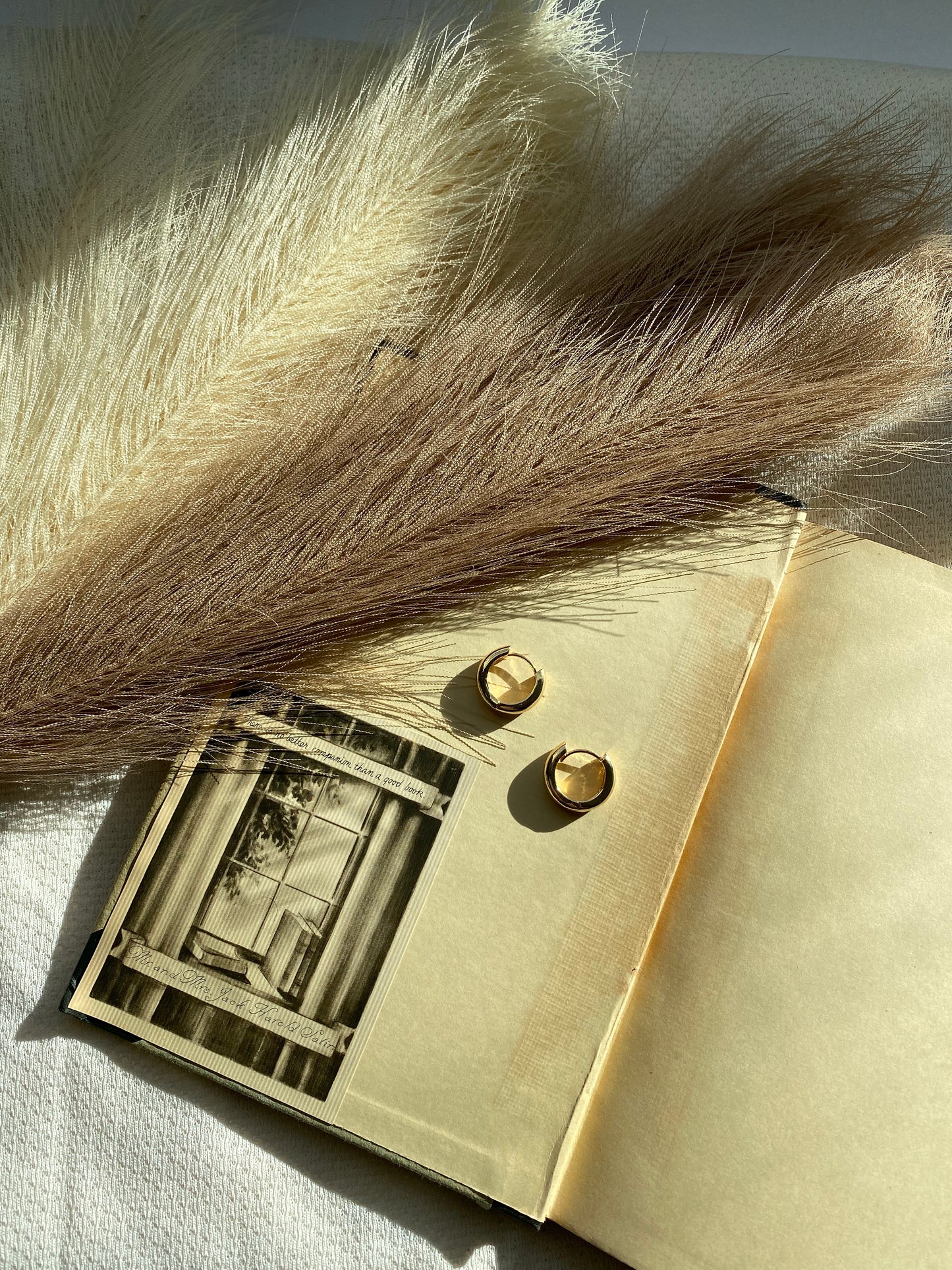 Luxe gold earrings