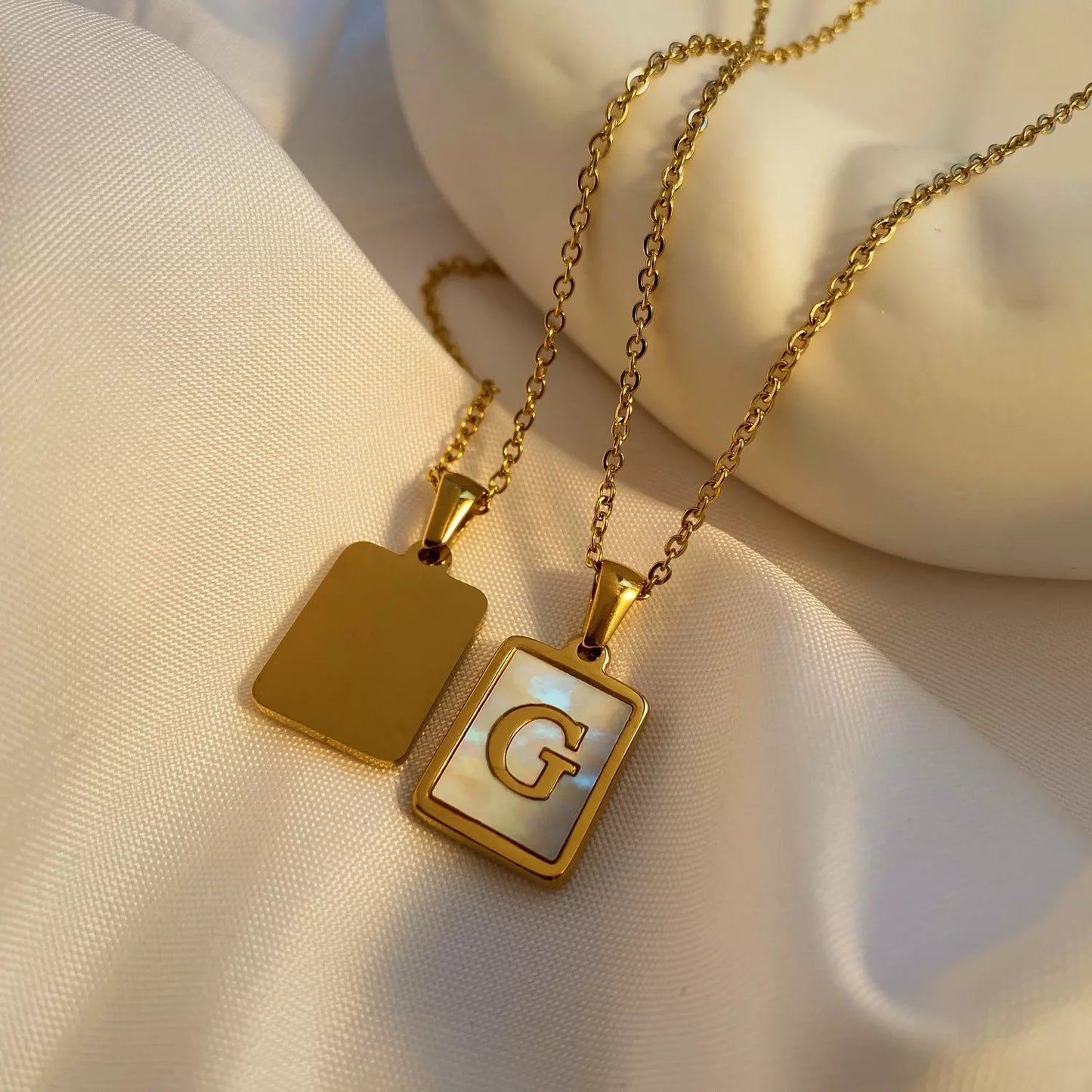 Initial necklace