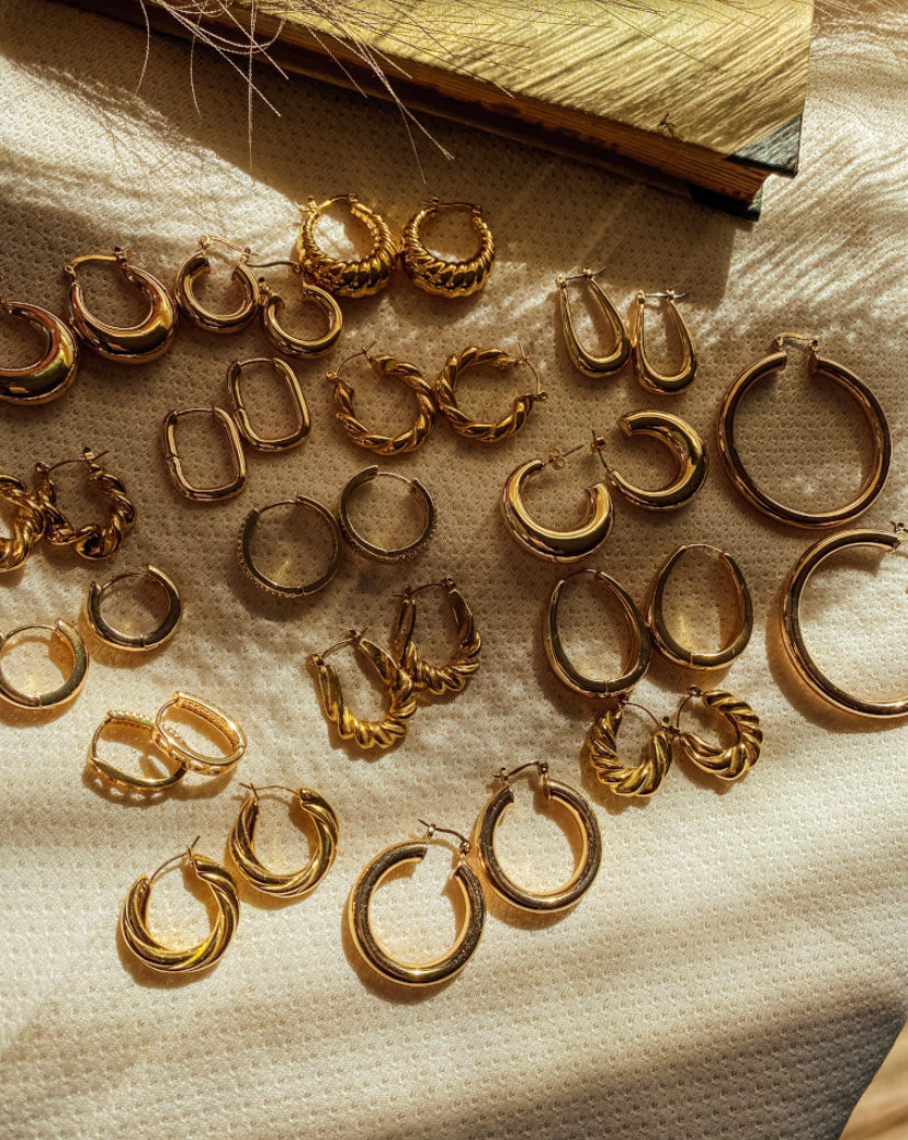 Woven earrings