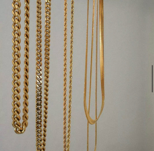 Give me gold necklaces