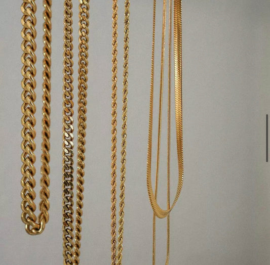 Give me gold necklaces