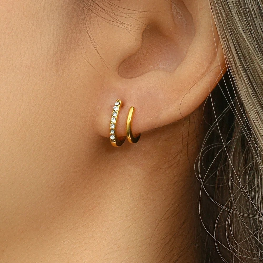 Trendy girl earrings
