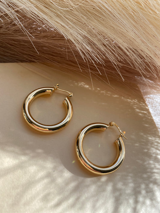 Gold hour earrings