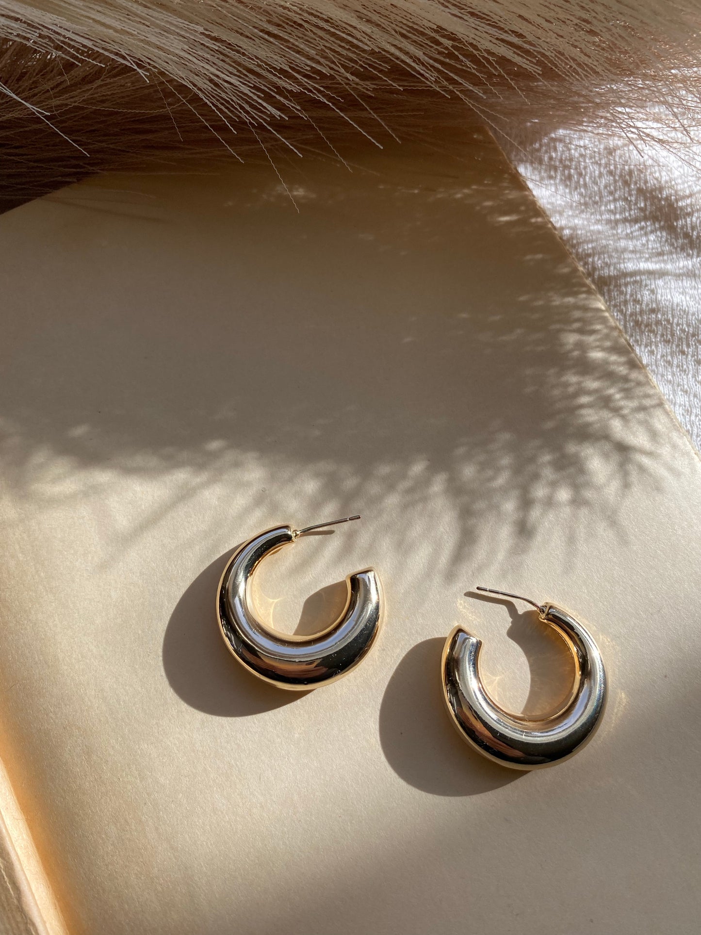 Crescent earrings