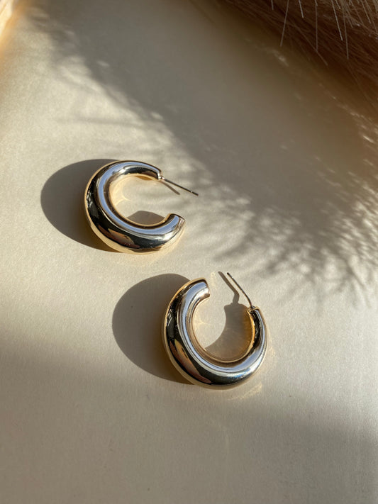 Crescent earrings