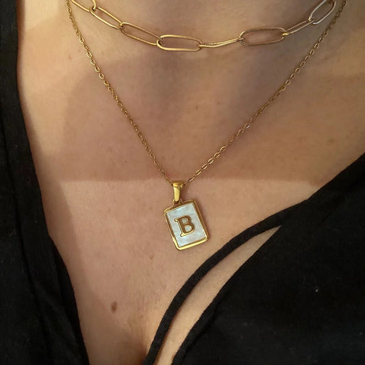 Initial necklace